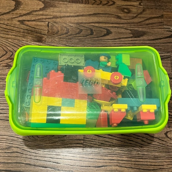 LEGO Duplo Building Set with Storage Bin/Big Bricks Toodler Lego Mega Blocks - Picture 11 of 17